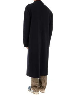 Moonlight Exterior: Wool Nylon Cappotti Coat Black