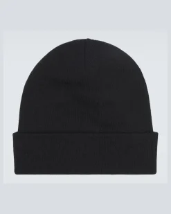 Mütze aus einem Wollgemisch Schwarz