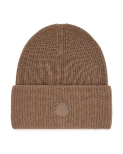 Mütze mit Logo Beige