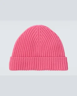 Mütze Paradiso aus Kaschmir Rosa