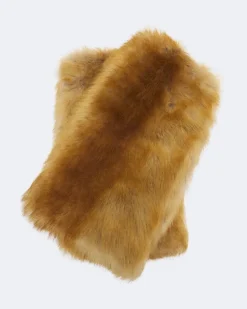 Muff aus Shearling Braun