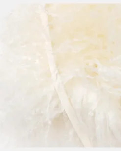 Muff aus Shearling Weiß