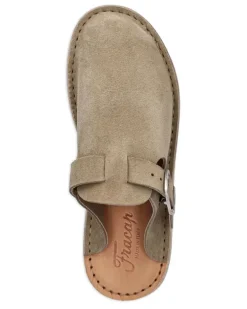 Mules aus Wildleder - Nude