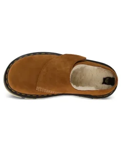 Mules mit Plateau - Braun