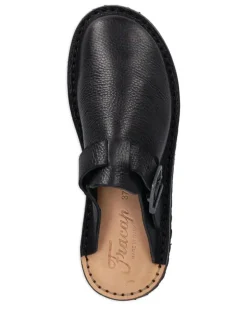 Mules mit Schnallen - Schwarz