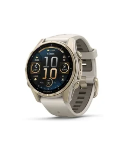 Mulfifunktions-Smartwatch FENIX 8 - 43 mm AMOLED mit Solarladung Grau