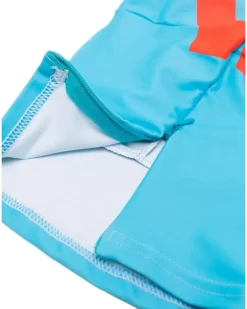 Mundschutzmaske mit Logo-Print - Blau
