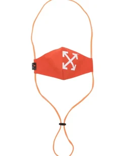 Mundschutzmaske mit Pfeilmotiv - Orange