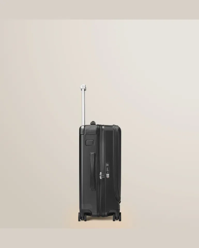 MY4810 Kabinenkoffer mit Vordertasche - Schwarz - MB131959 - Handgepäck