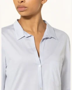 Nachthemd Cotton Deluxe blau Hellblau