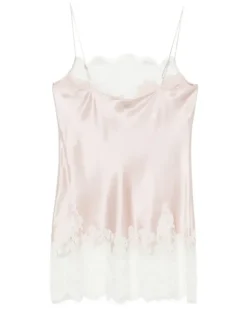Nachthemd mit Spitze - Rosa
