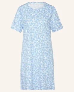 Nachthemd Serie Flower Meadow blau Hellblau