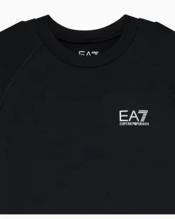 Nahtloses Langarmshirt Ventus Plus mit Rundhalsausschnitt Schwarz
