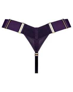 Nara Tanga mit Riemen - Violett