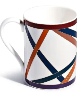 Nastri Tasse mit Print - Weiß
