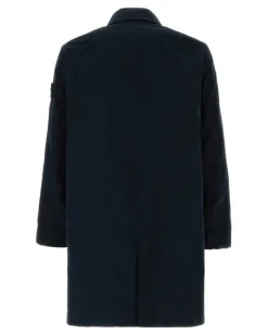 Navyblue Exterior: Polyester Nylon Trench Coat