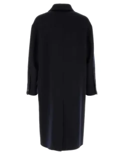 Navygrey Exterior: Wool Cashmere Cappotti Coat