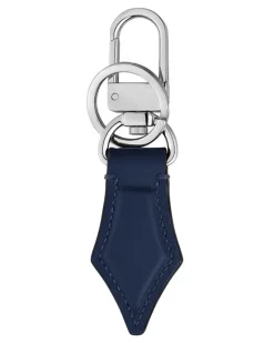 Nib Schlüsselanhänger mit Logo-Schild - Blau