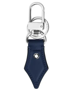 Nib Schlüsselanhänger mit Logo-Schild - Blau