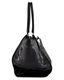Nightly Reisetasche aus Leder - Schwarz
