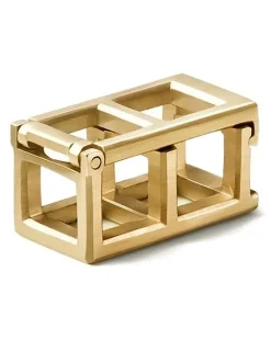 Node Double-Square-Schließe - Gold