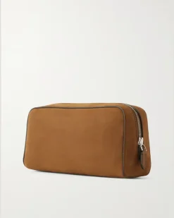 Nubuck Washbag Brown