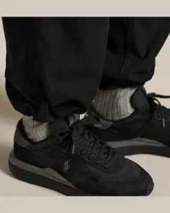 Nubuk-Oxford-Sneaker Train 89 Black