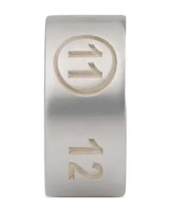 Number Reference Ear Cuff - Silber