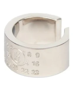Numeric Ear Cuff - Silber
