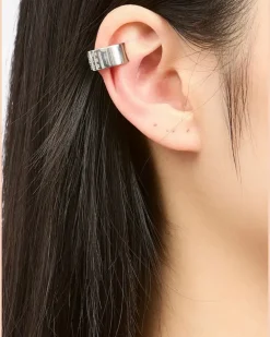 Numeric Ear Cuff - Silber