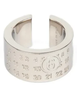 Numeric Ear Cuff - Silber
