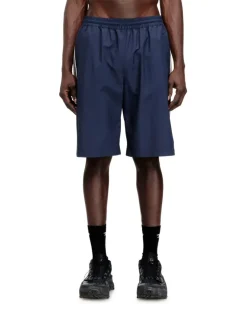 Nylonshorts mit kontrastierender Paspelierung - Kurze Hosen - Herren - Blau