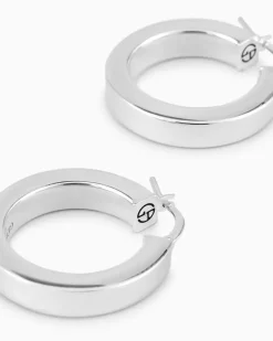 Ohrringe aus 925er-Silber Grau