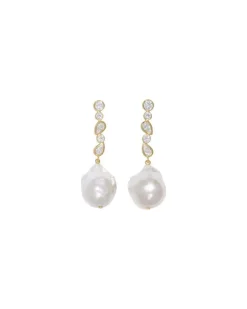Ohrring Stellari Diamant Gold