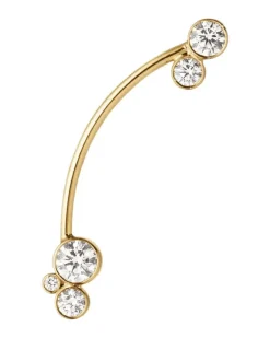 Ohrring Stellari Diamant Gold
