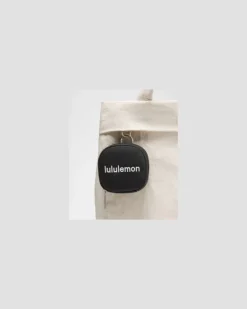 Organizer-Tasche mit Clip in Schwarz/Weiß/Silver
