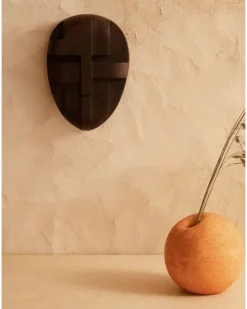 Ornament and Crime Holzskulptur (23cm x 17cm) - Braun