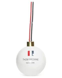 Ornament mit Print - Weiß