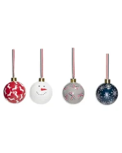 Ornament mit Print - Weiß