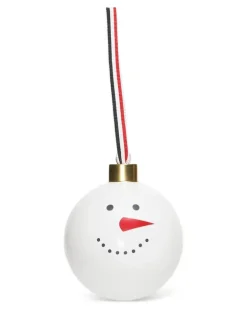 Ornament mit Print - Weiß