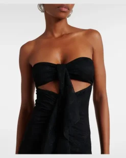 Oséree Catsuit aus Spitze Schwarz