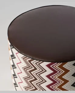 Outdoor-Hocker Shanghai Braun
