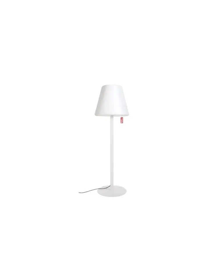 Outdoor-Stehleuchte Edison - Weiß - Polyäthylen - Designer Alex Bergman