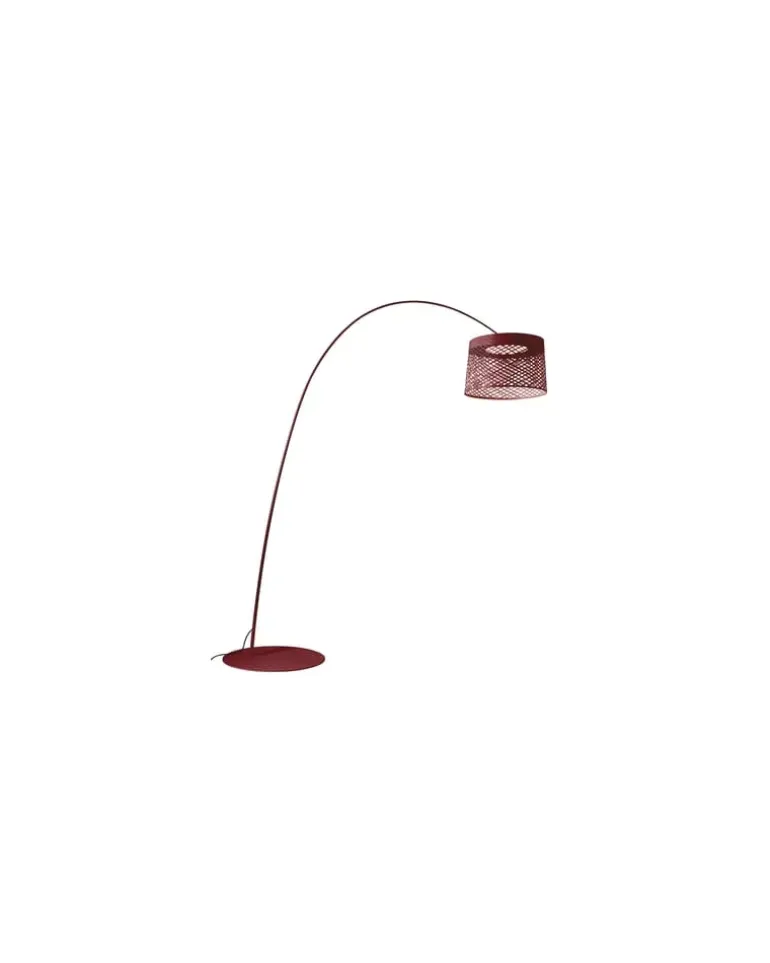 Outdoor-Stehleuchte Twiggy - Rot - Verbund-Werkstoffe - Designer Marc Sadler