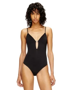 Oval D-Bodysuit - Bodys - Damen - Schwarz