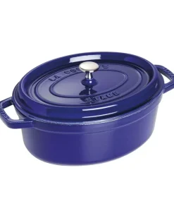 Ovale Cocotte Pfanne - Blau