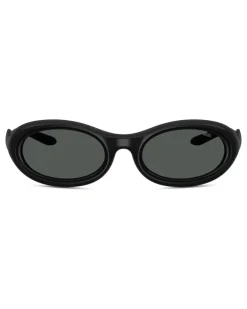 Ovale Sonnenbrille - Sonnenbrille - Unisex - Schwarz