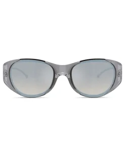 Ovale Sonnenbrille - Sonnenbrille - Unisex - Grau