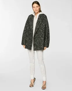 Oversized wool caban Black