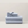 Oxford-Bettwäsche Blue